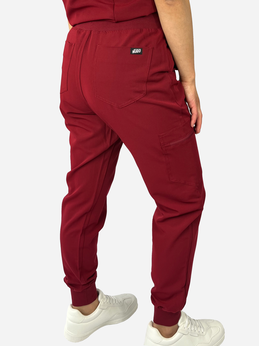 Margot Jogger Pants - Burgundy