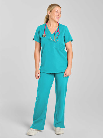 Emily Wide Leg Scrub Pants